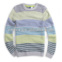 13STC5855 top selling jacquard men's sweater knitted pullover